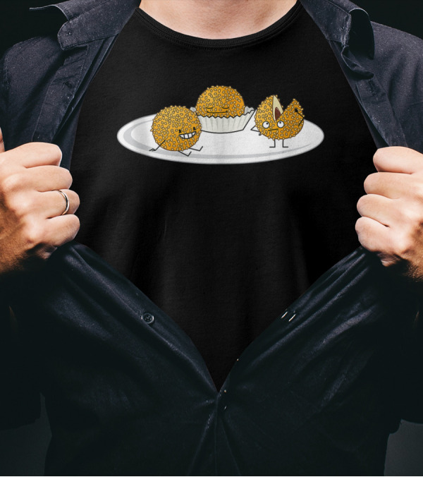 Sesame Balls Jian Dui Dim Sum Fried Matuan Cute T-Shirt