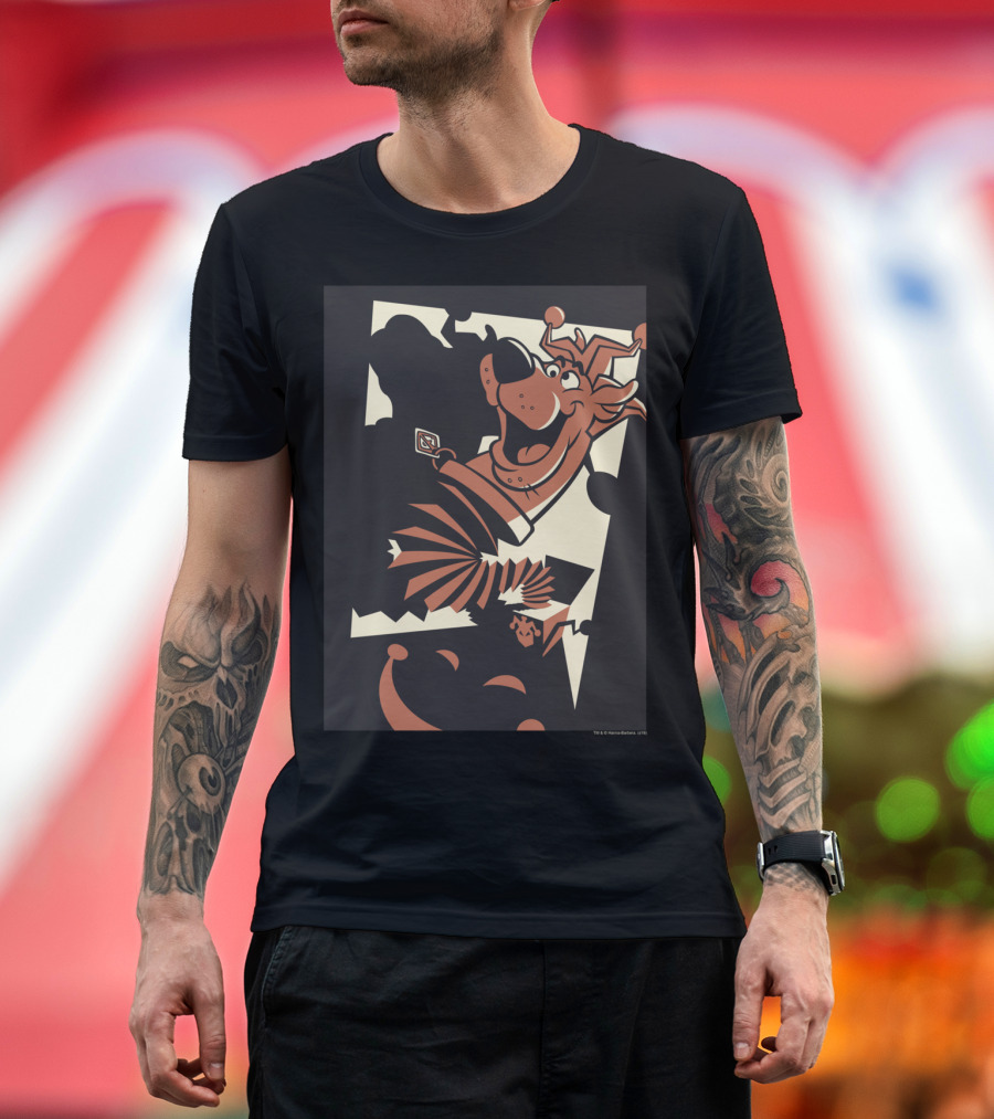 Scooby-Doo Jack-in-the-Box Vintage Style Art Deco T-Shirt