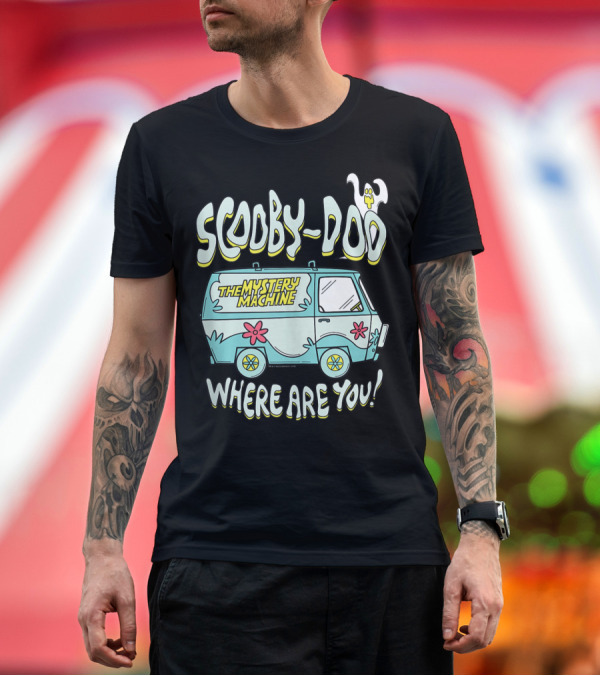 Premium T-Shirt: Scooby-Doo The Mystery Machine Where Are You T-Shirt Scooby-Doo The Mystery Machine Where Are You T-Shirt