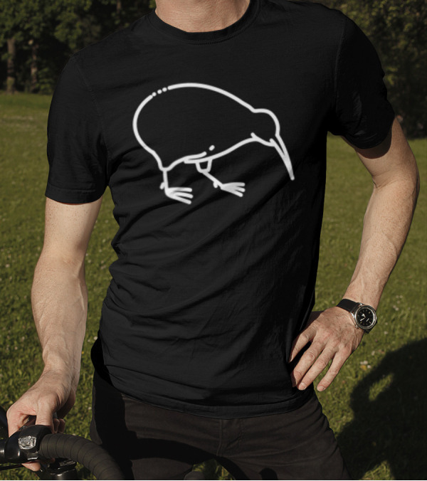 KIWI BIRD LINE ART ICON BADGE PATCH NEW T-Shirt