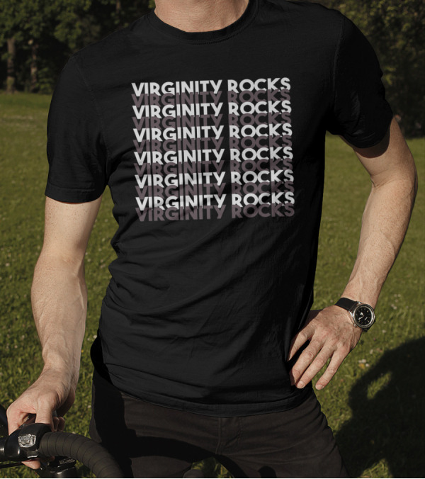 Virginity Rocks Danny Duncan Repeated Pattern P8 T-Shirt