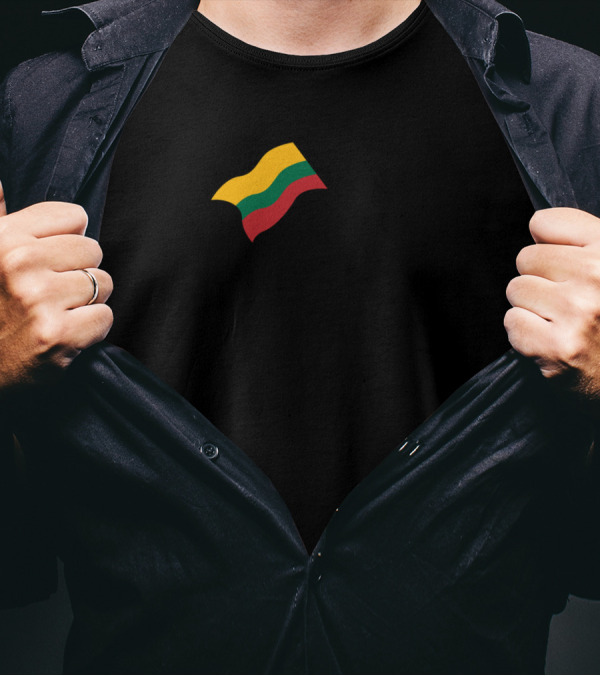 Vytis Lithuania Strong Lithuanian Flag T-Shirt