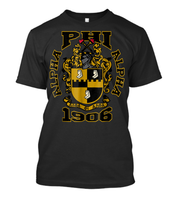 Alpha Phi Alpha 1906 Coat Of Arms Emblem T-Shirt