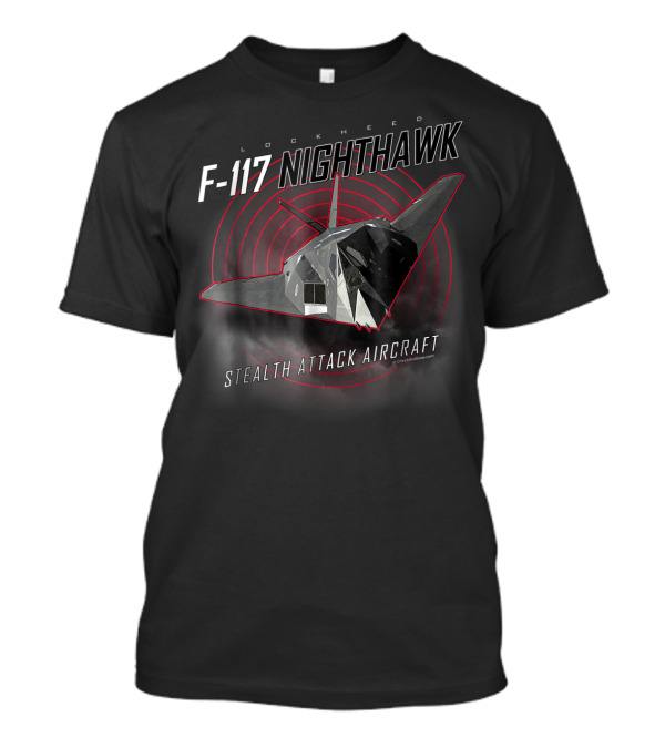 Lockheed F-117 Nighthawk Stealth Attack Aircraft T-Shirt