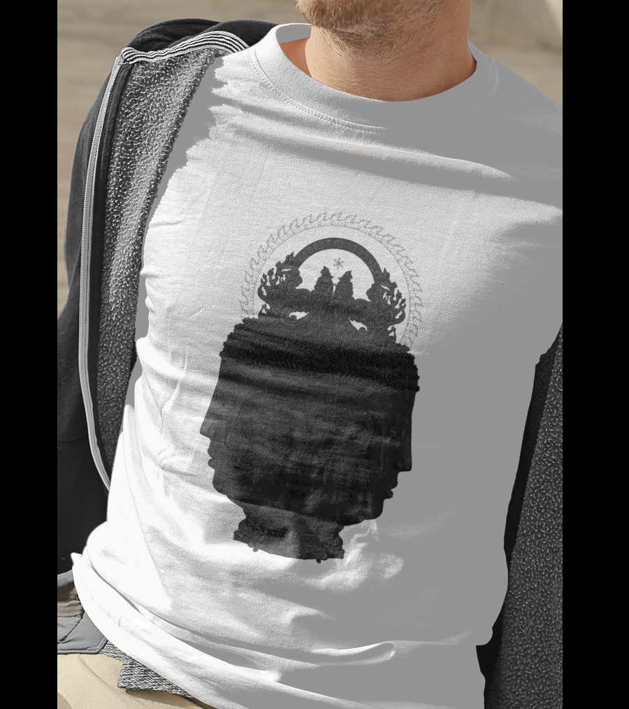 9Face Buddha Multi-Heads Divine Serenity T-Shirt