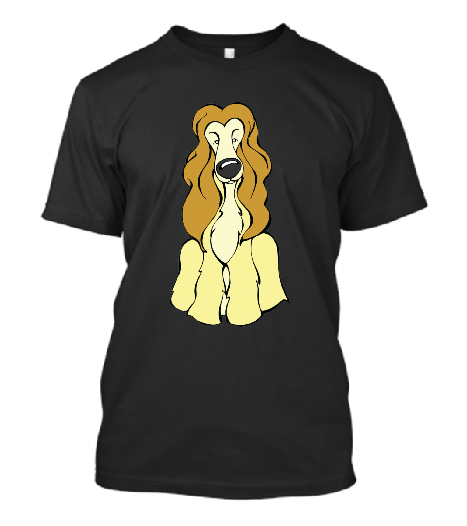 Afghan Hound Illustration 42487 T-Shirt