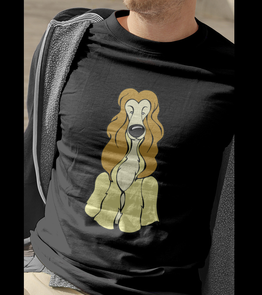 Afghan Hound Illustration 42487 T-Shirt
