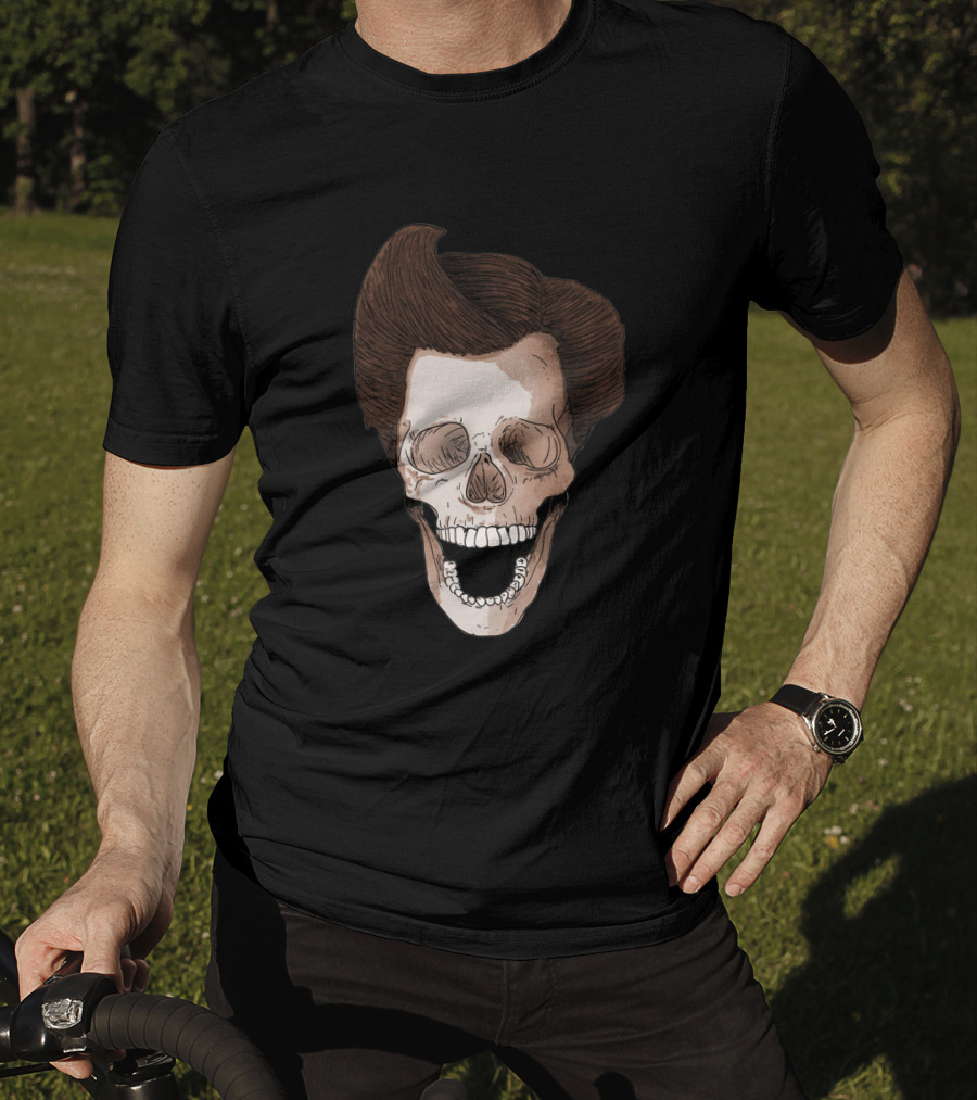 Alrighty Then Skull With Iconic Hair Style 1727902 T-Shirt