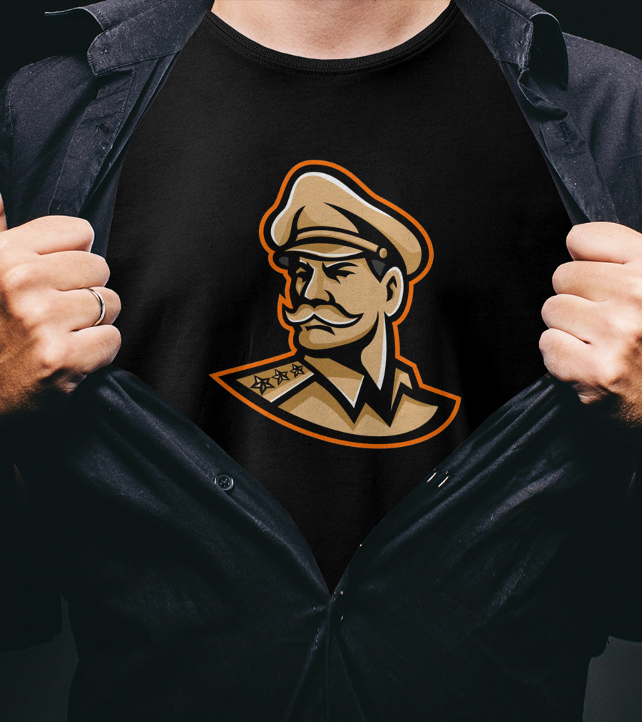 American General Mascot Stars Badge 558607 T-Shirt