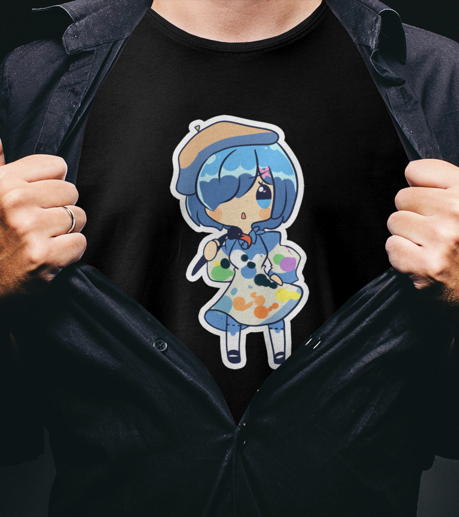 Rem Chibi Art Painter Style 923986 T-Shirt