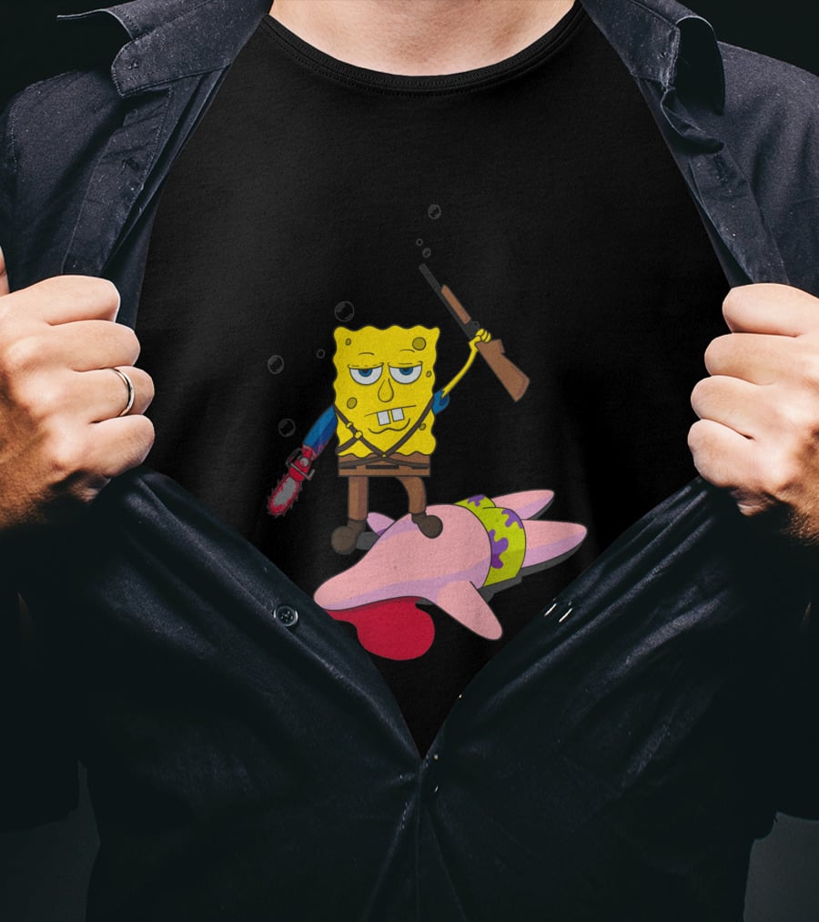 Ash Bob Starfish Hunter Chainsaw Showdown 5409 T-Shirt