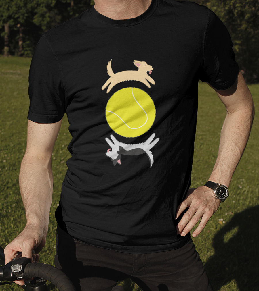 Ball Is Life With Dogs And Tennis Ball 1159928 T-Shirt