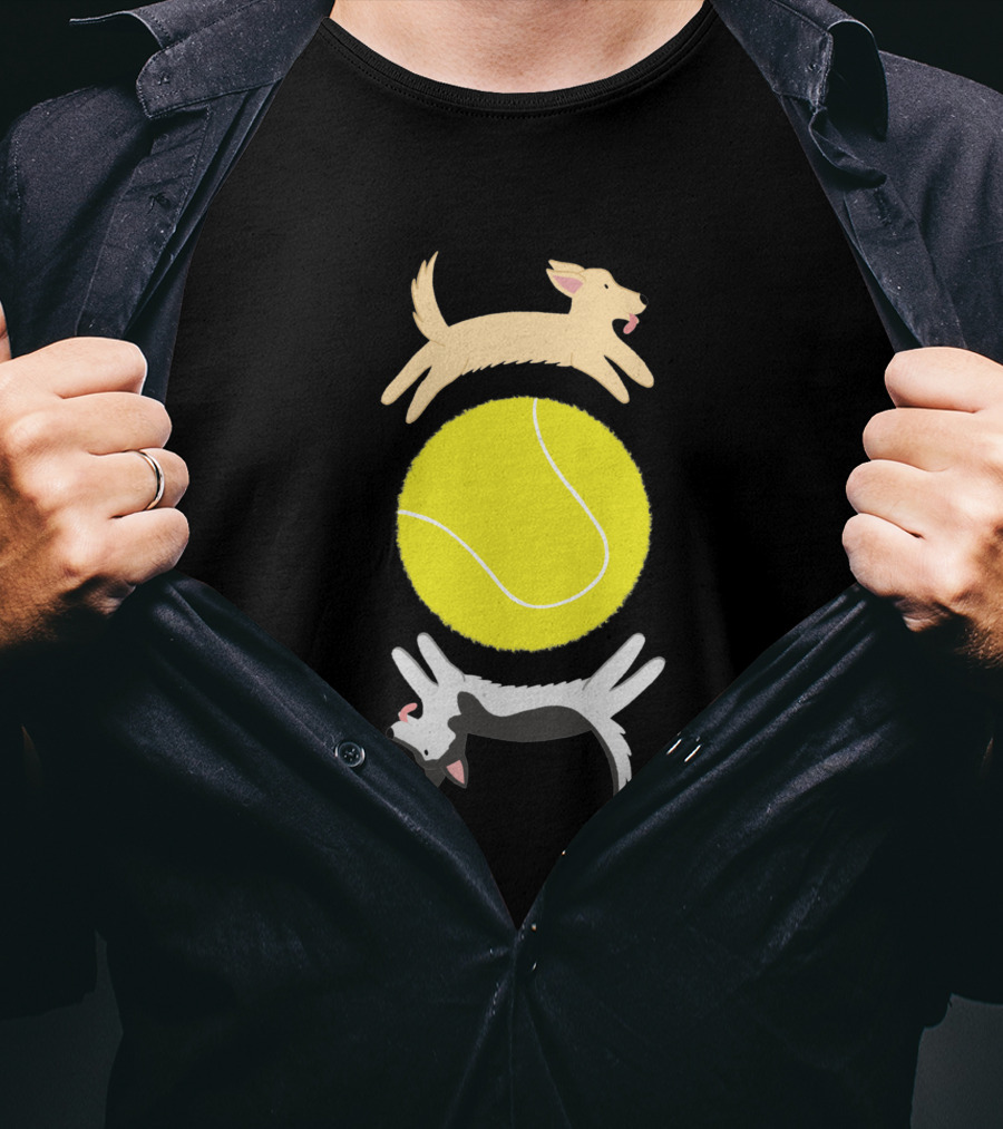 Ball Is Life With Dogs And Tennis Ball 1159928 T-Shirt