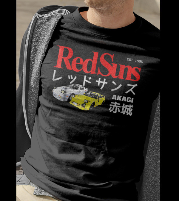 RedSuns Akagi EST 1995 Initial D T-Shirt
