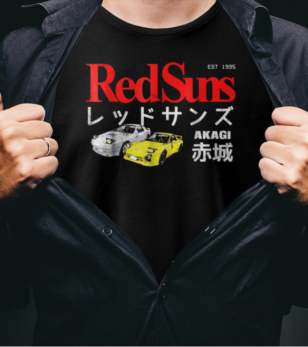 RedSuns Akagi EST 1995 Initial D T-Shirt