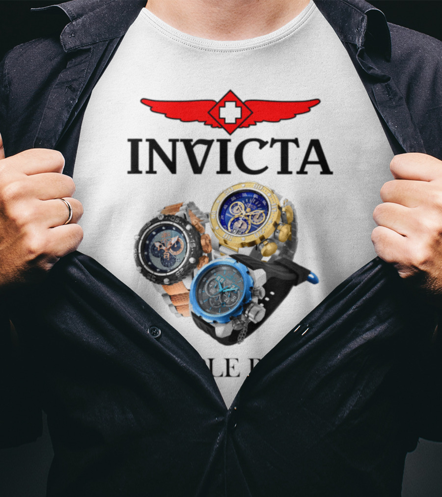 Invicta Triple Play Swiss-Inspired Luxurious Watch Collection T-Shirt