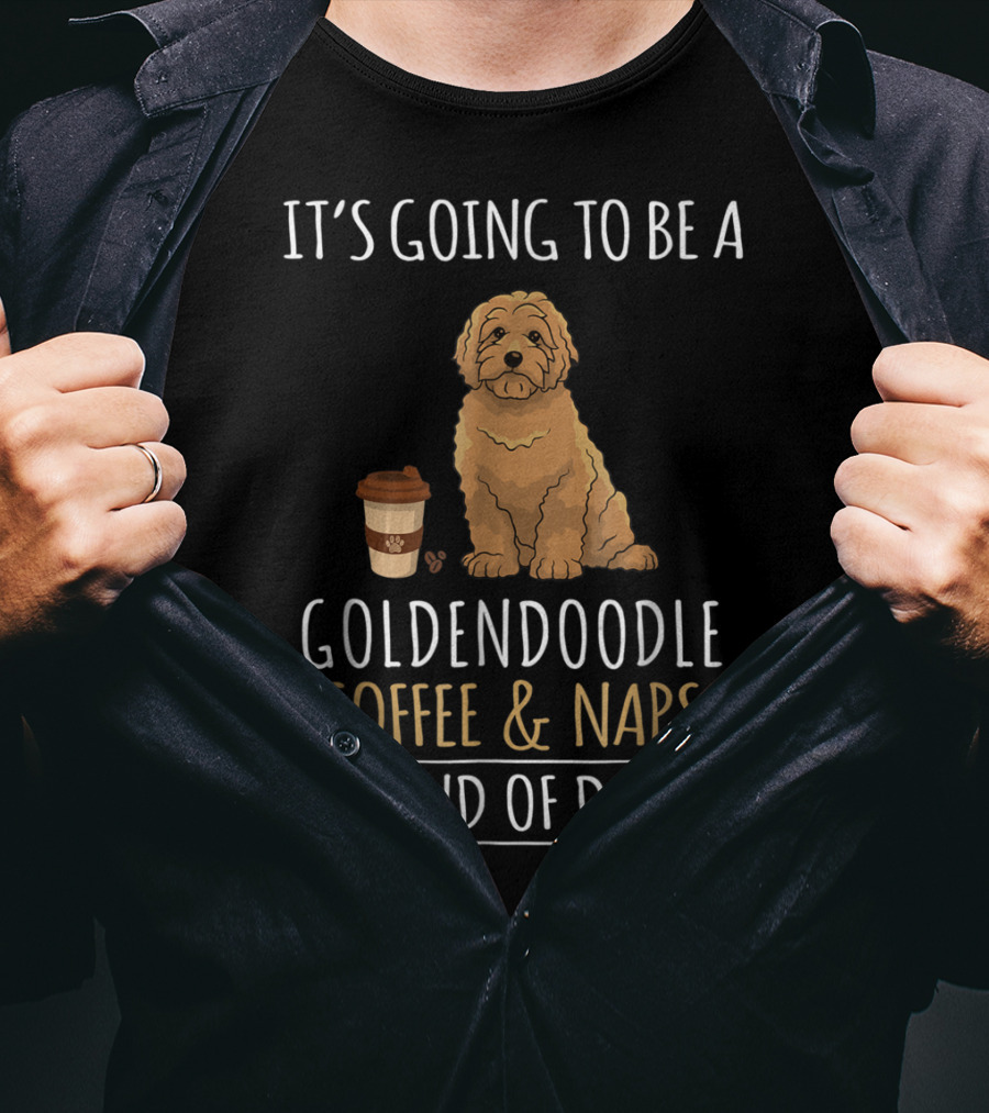 It's Going To Be A Goldendoodle Coffee And Naps Kind Of Day T-Shirt