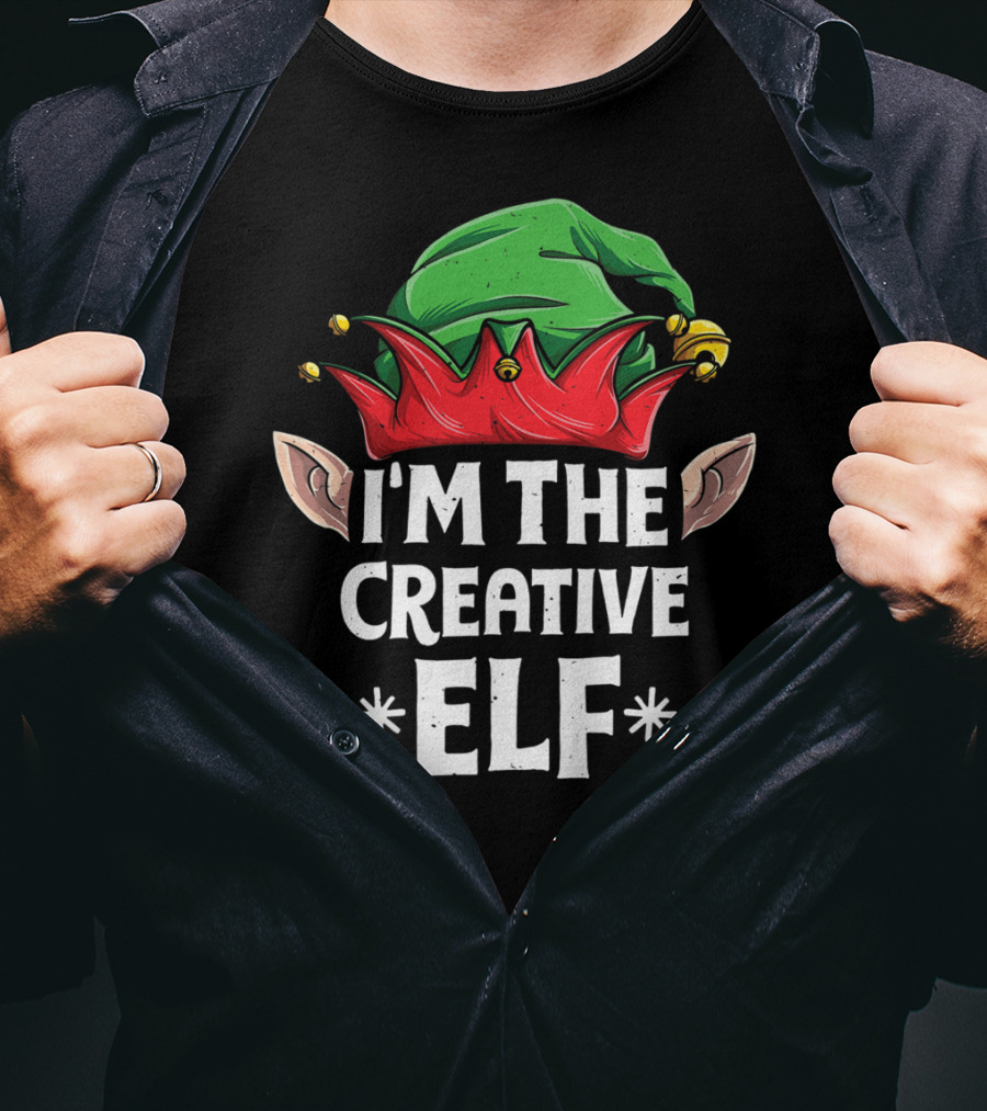 I'm The Creative Elf Christmas Family Matching T-Shirt