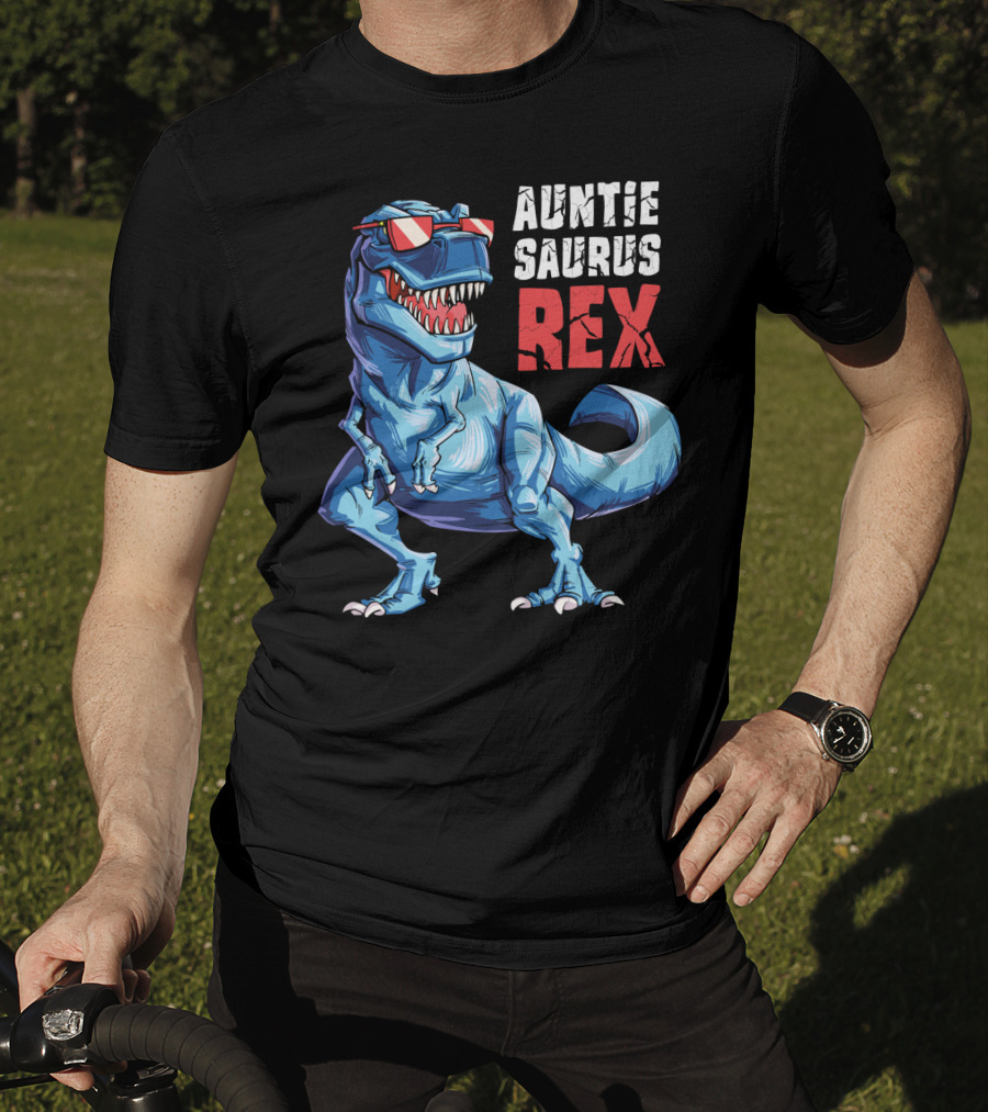 Auntiesaurus Rex Auntie Saurus Dinosaur Women Aunt10 T-Shirt