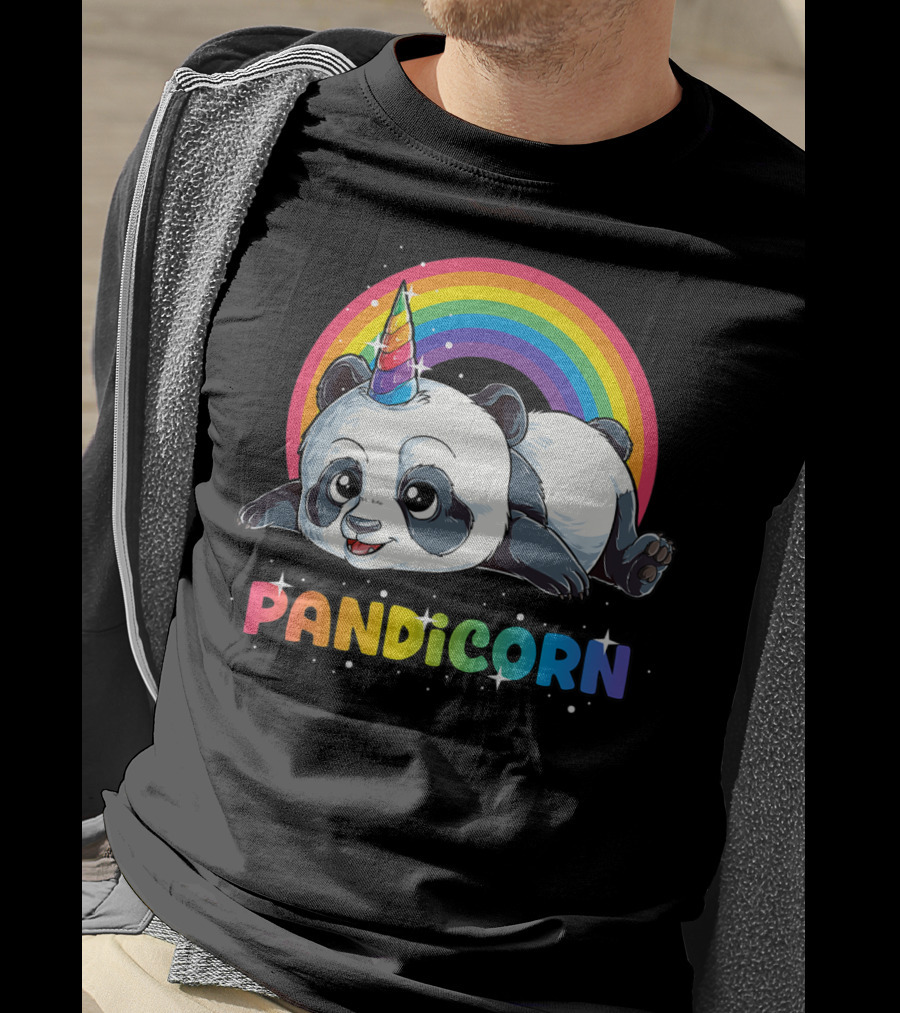 Pandicorn Panda Unicorn Rainbow Pandacorn T-Shirt