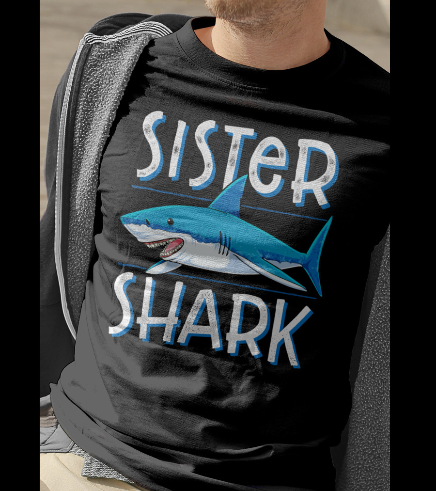 Sister Shark Family Matching Jawsome Shark T-Shirt