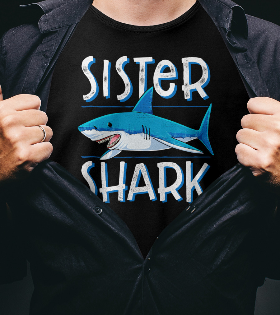 Sister Shark Family Matching Jawsome Shark T-Shirt