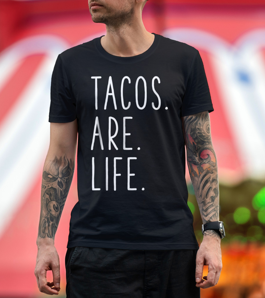 Tacos Are Life Cinco De Mayo Kids Taco T-Shirt
