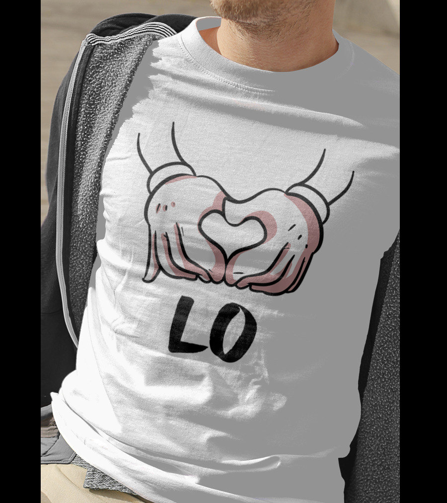 Valentines Day Hands Heart LO T-Shirt