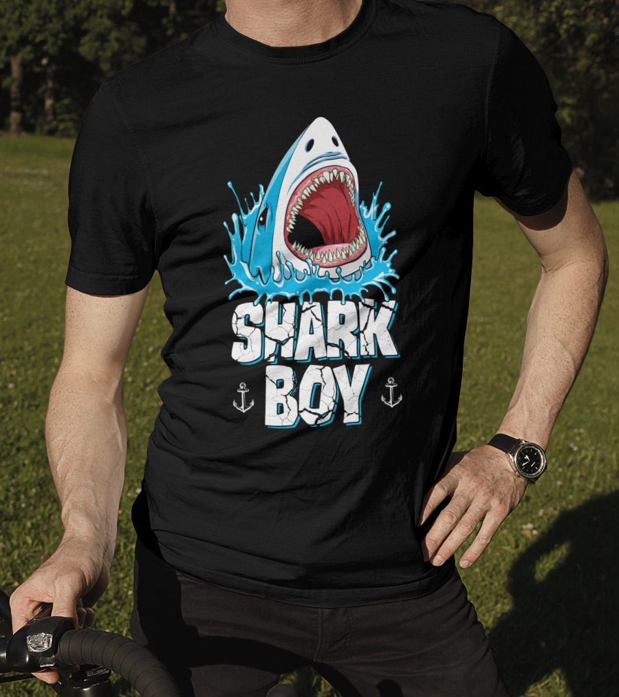 Shark Boy Jawsome Family Matching Men T-Shirt