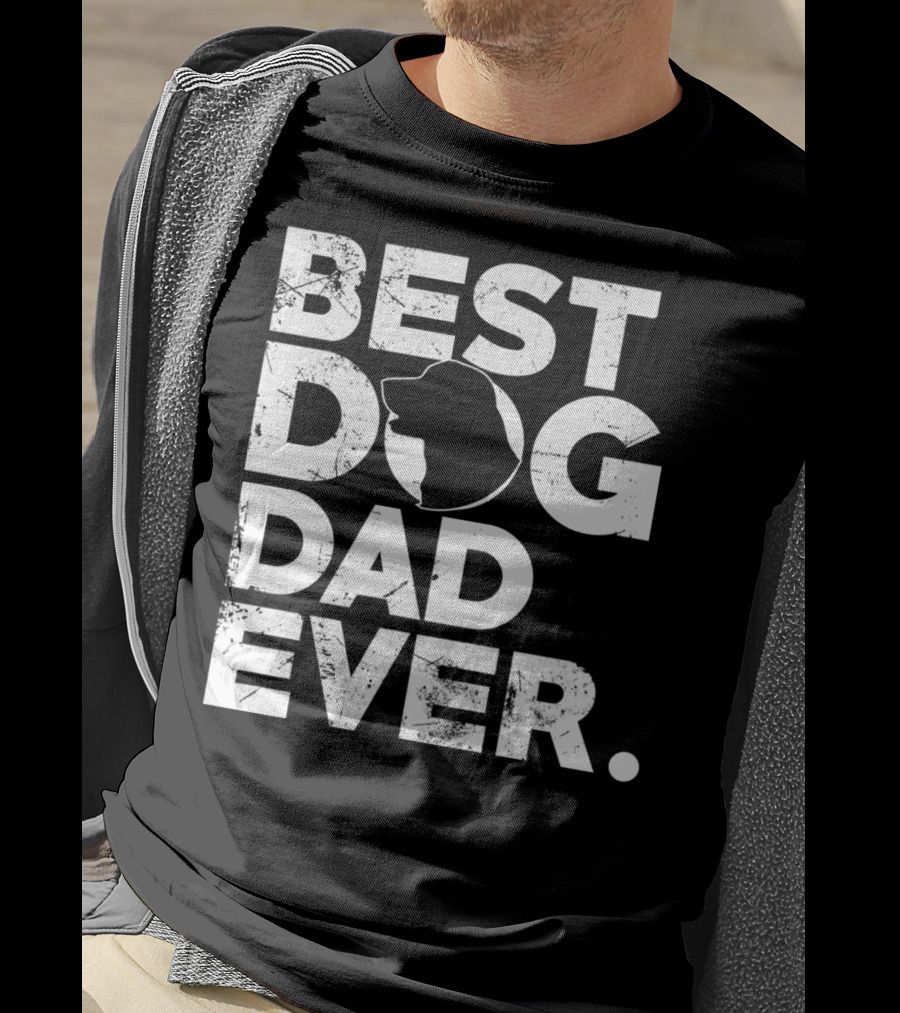 Best Golden Retriever Dog Dad Ever T-Shirt
