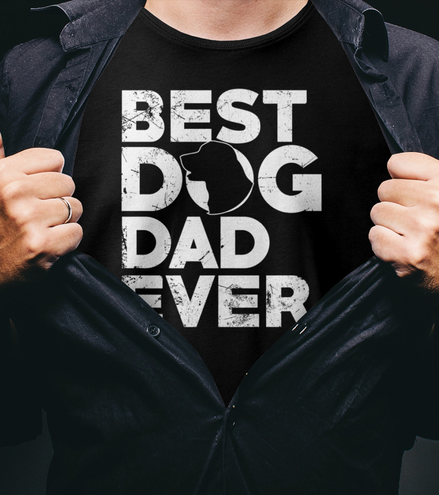 Best Golden Retriever Dog Dad Ever T-Shirt