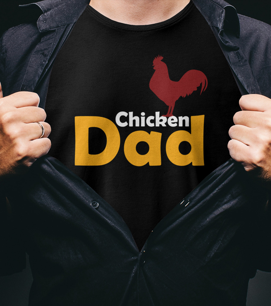 Chicken Dad Funny Lover Themed Chicken Dad T-Shirt