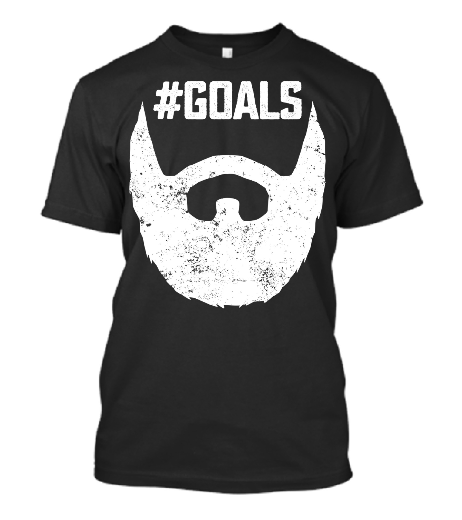 Goals Beard For Bearded Dad Husband T-Shirt