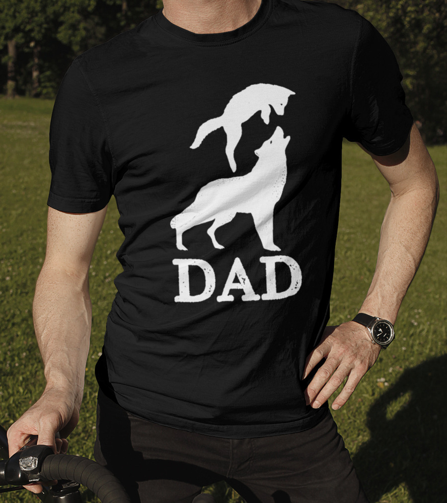 Dad Wolf And Pup T-Shirt