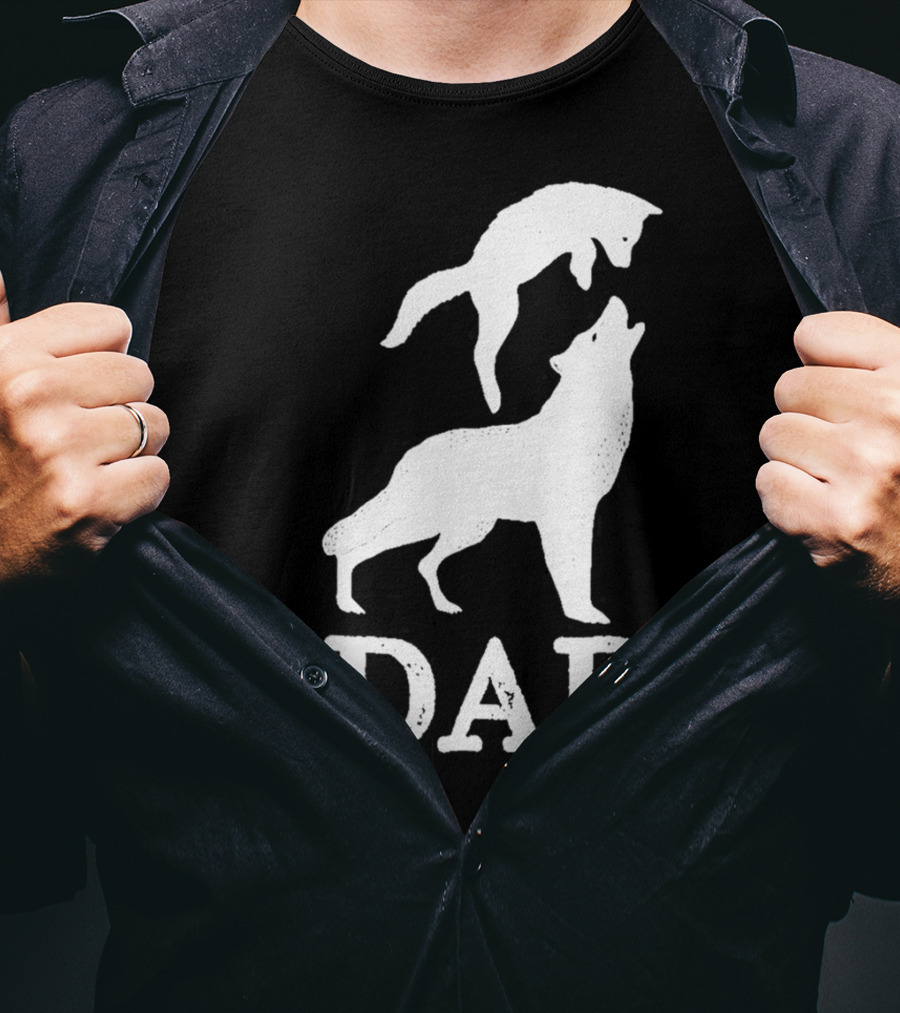Dad Wolf And Pup T-Shirt