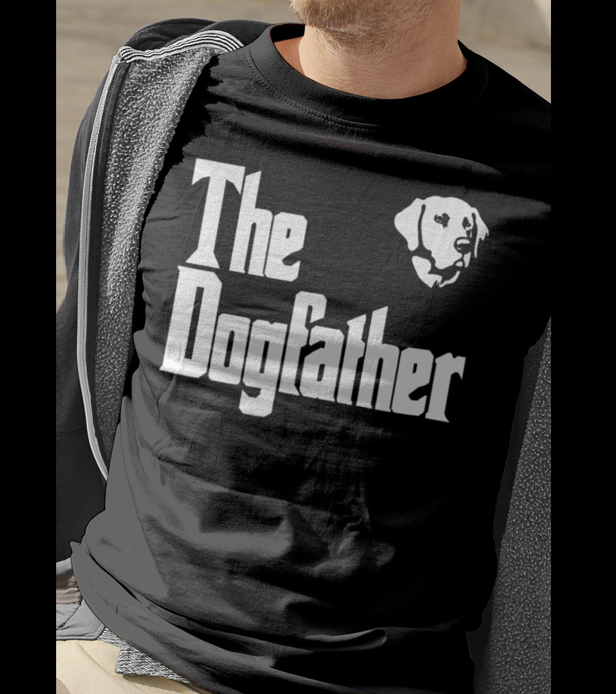 The Dogfather Labrador Dad Birthday T-Shirt