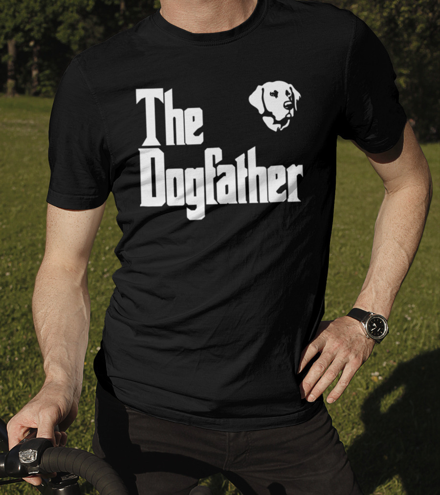 The Dogfather Labrador Dad Birthday T-Shirt