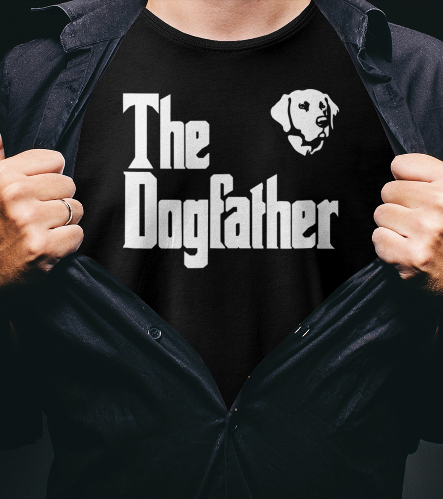The Dogfather Labrador Dad Birthday T-Shirt