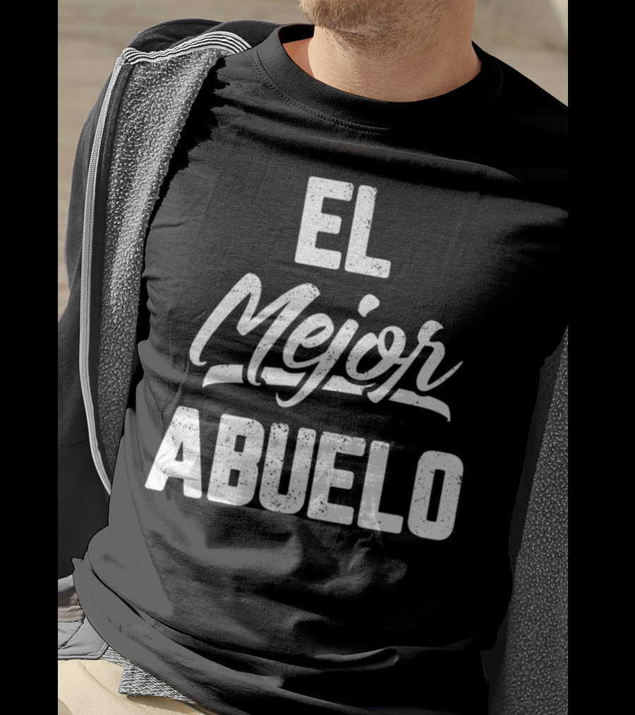 El Mejor Abuelo Mens Abuelo Grandpa In Spanish Dad Papa Padre22 T-Shirt