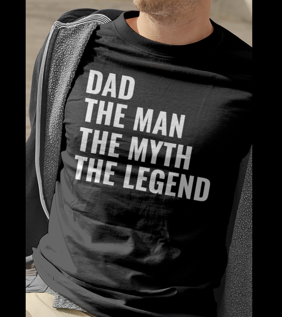Mens Awesome Dad The Man The Myth The Legend T-Shirt
