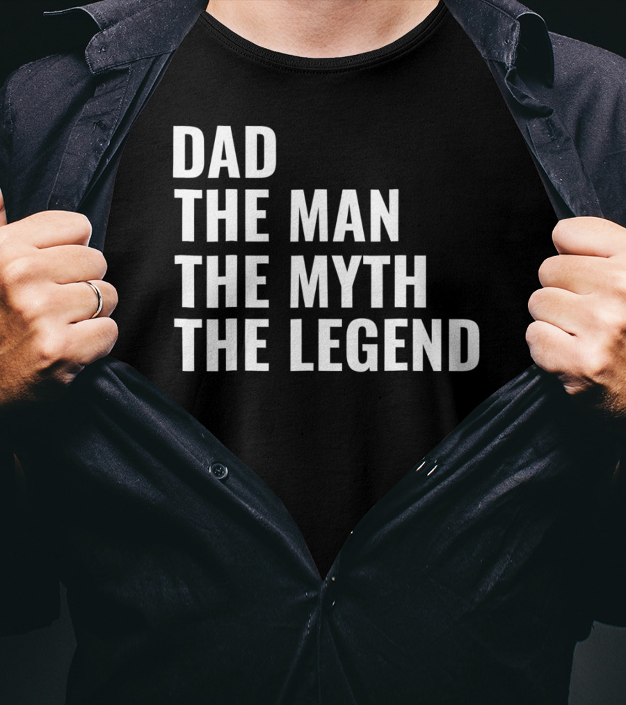 Mens Awesome Dad The Man The Myth The Legend T-Shirt