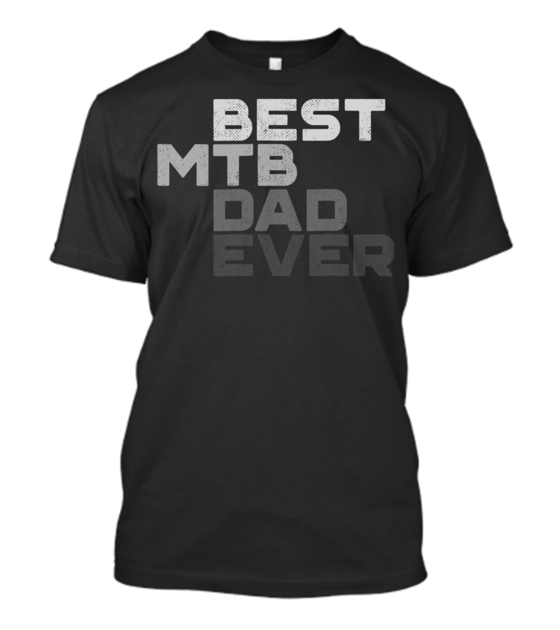 Best MTB Dad Ever Mountain Bike Vintage MTB Mens T-Shirt