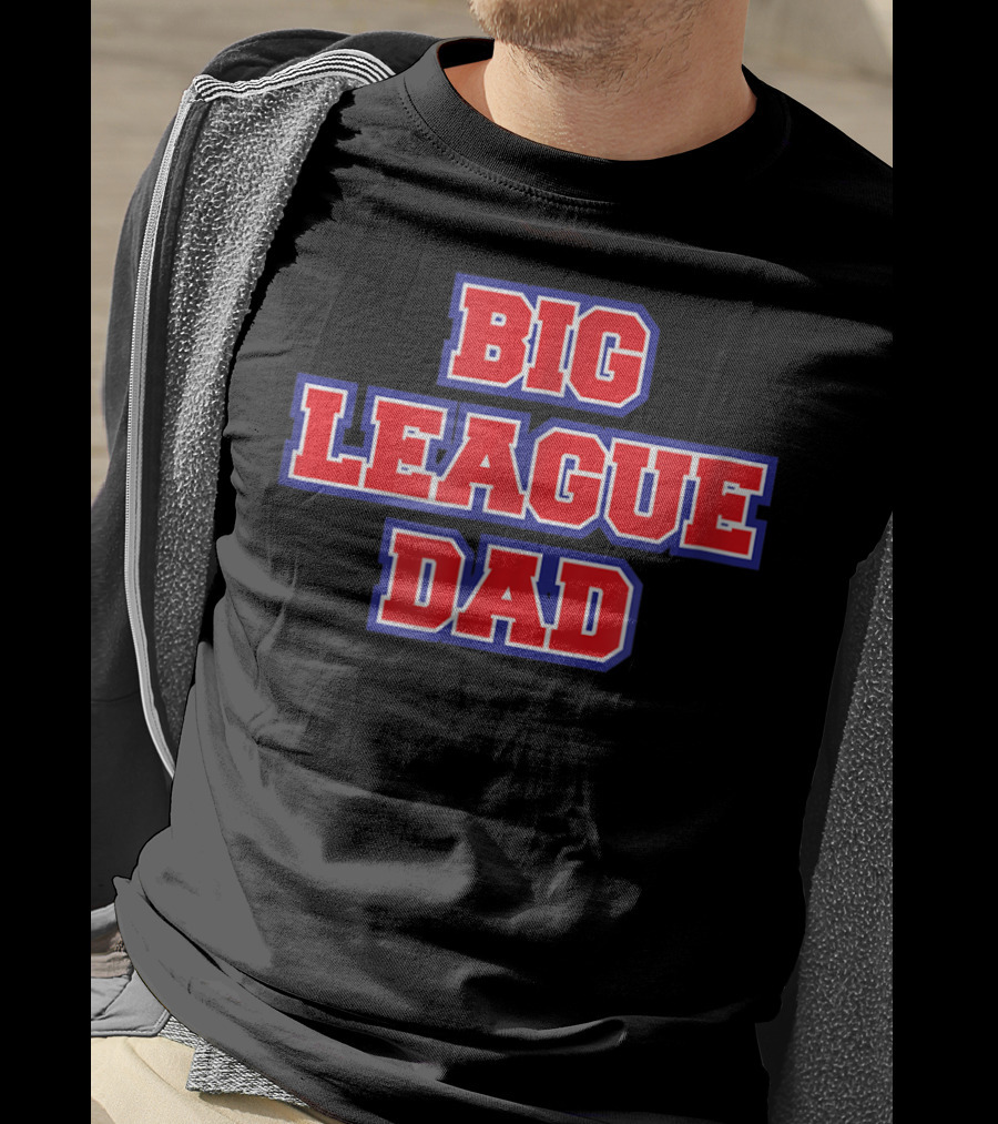 Big League Dad Baseball Mens T-Shirt