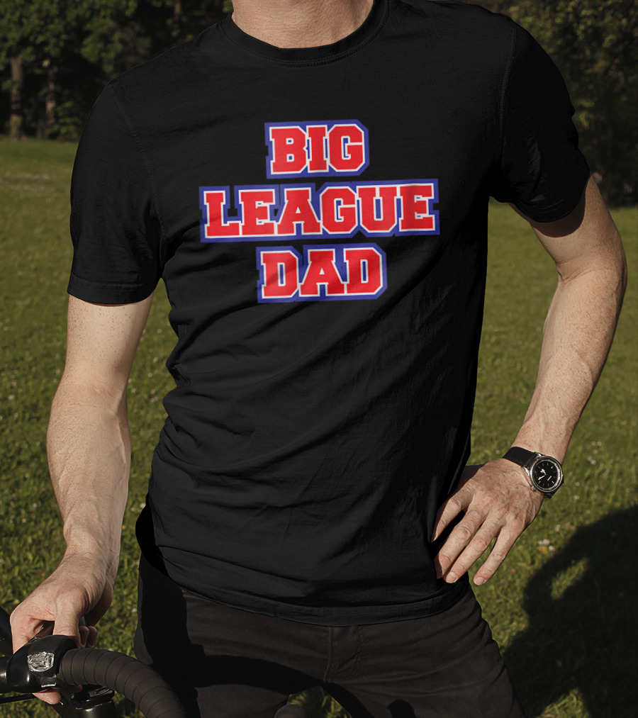 Big League Dad Baseball Mens T-Shirt