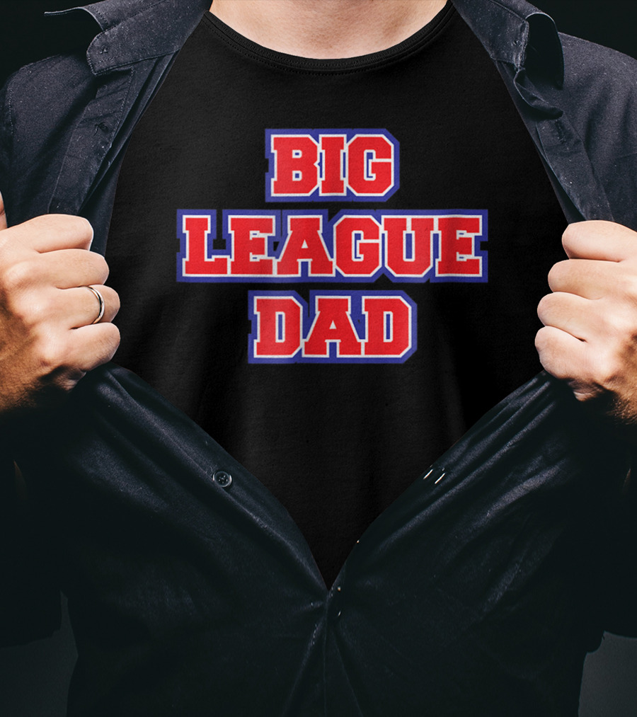Big League Dad Baseball Mens T-Shirt