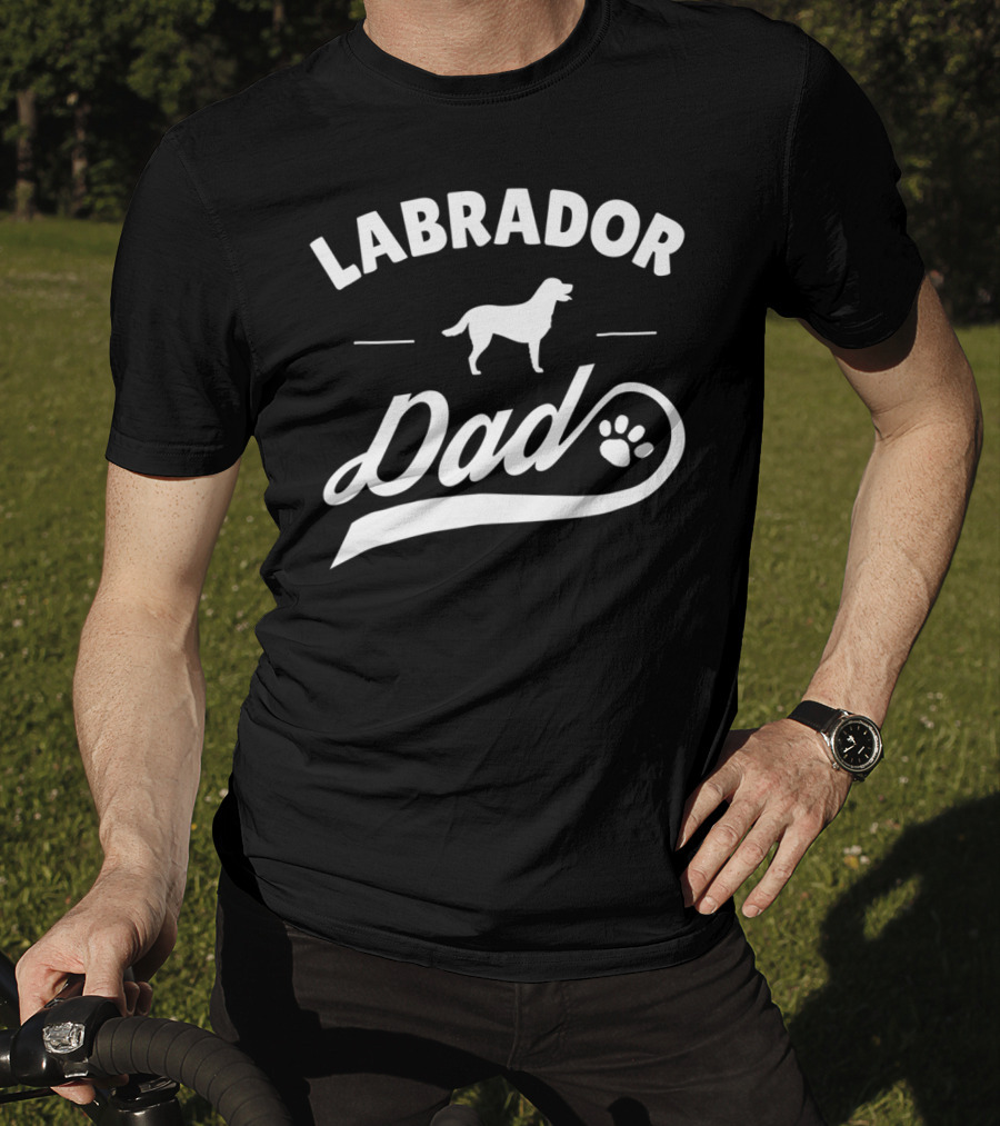 Labrador Dad Dog Owner Lover Mens T-Shirt