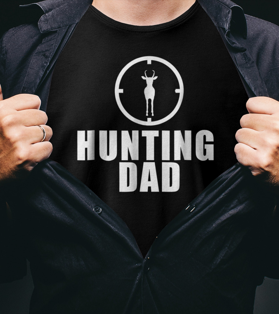 Hunting Dad Mens Birthday T-Shirt