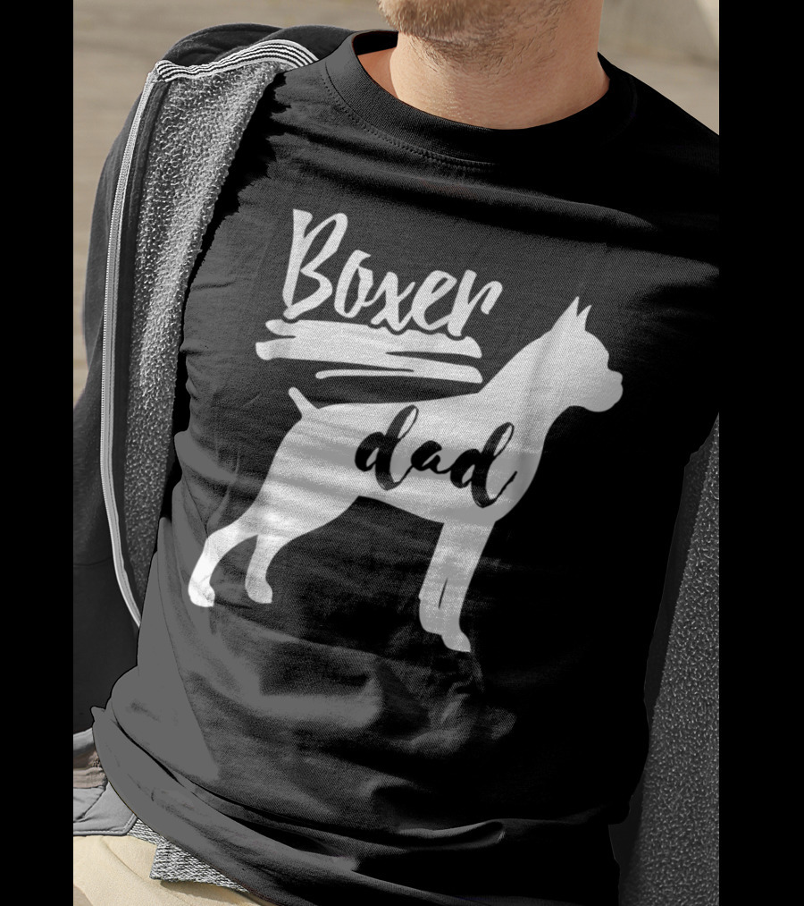 Boxer Dad Dog T-Shirt