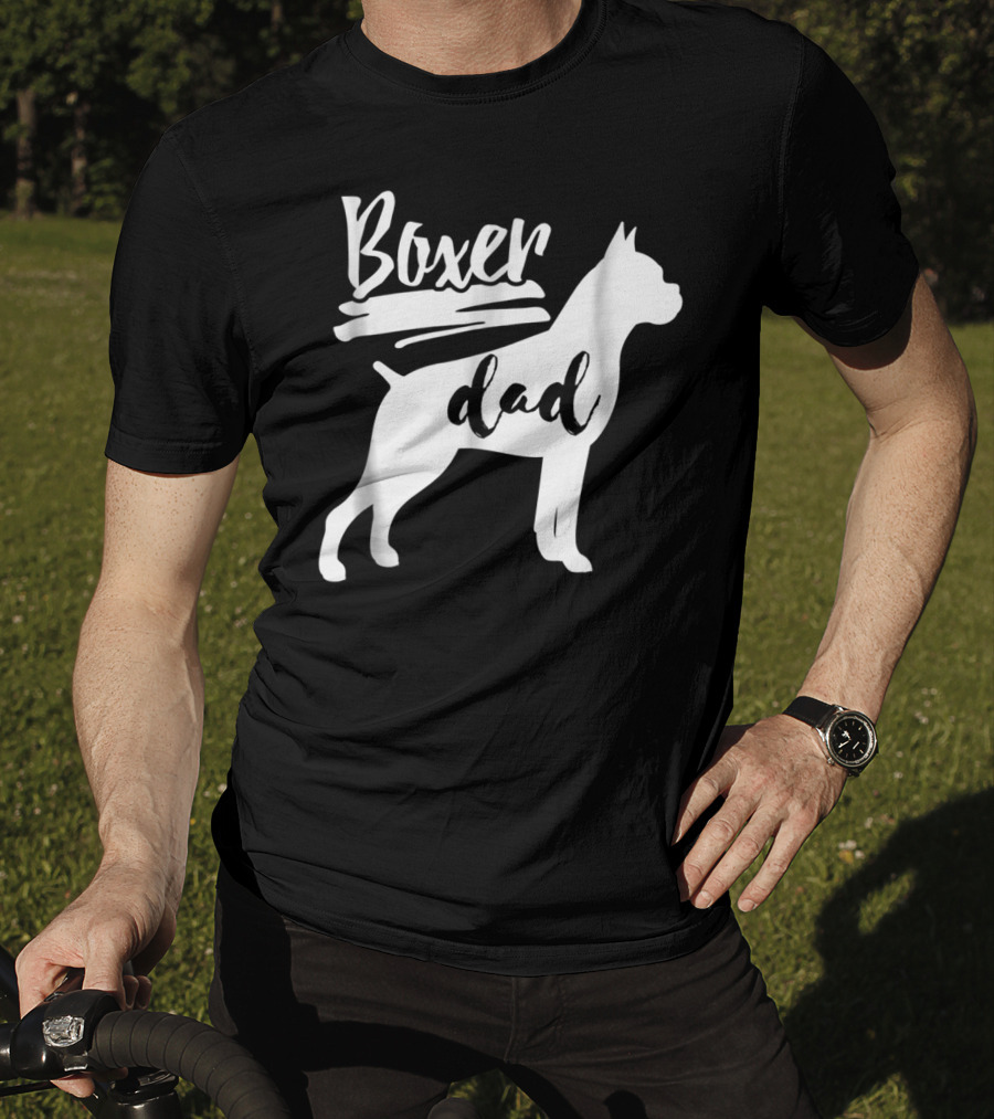 Boxer Dad Dog T-Shirt
