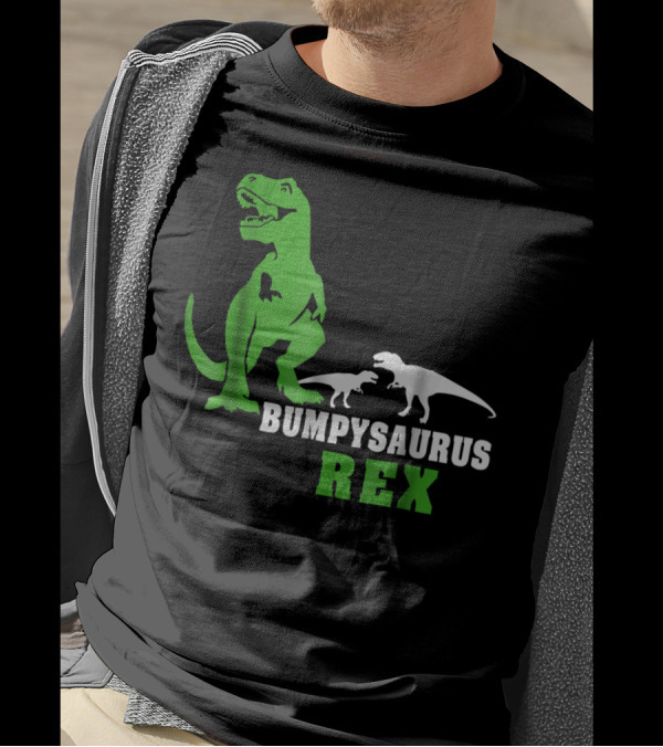 Bumpysaurus Rex Dinosaur Dad73 Men Bumpy Saurus T-Shirt